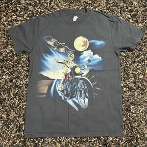 Highly Suspect T Shirt Sz M Black As Above, So Below 2025 Tour Merch Skeleton